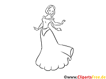 Coloring pages on the theme of princesses