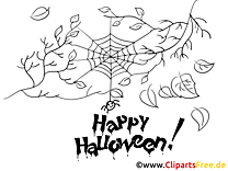Autumn, falling leaves coloring page