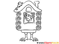 Witch House Coloring Page - Coloring pages and free printable coloring pages