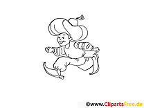 Kleiner Muck - fairy tale pictures for coloring