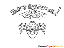 Free coloring page Spider