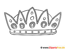 Crown coloring page