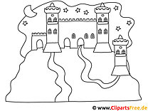 صفحه رنگ آمیزی قلعه