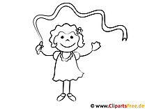 Happy girl coloring pages and free coloring pages