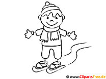 Free printable boy skating coloring pages for kids