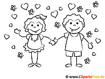 Couple in love coloring pages and free coloring pages