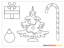 Christmas Tree Coloring for free