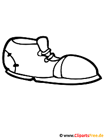 Schuh - Mode Malvorlagen
