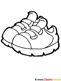 Shoes coloring page - Coloring pages for free