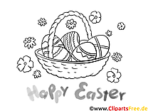 Print free coloring pages for Easter and other holidays