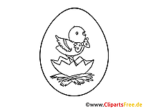 PDF coloring pictures for Easter