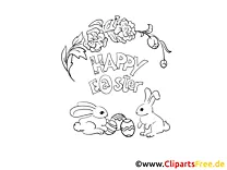 Coloring for Easter PDF