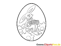 PDF Coloring Page Easter
