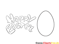Easter egg coloring pages to print for free