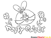Children's coloring pictures for Easter to print out and color in