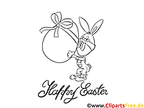 Free coloring pages for Easter and other holidays