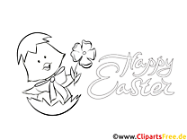 Chick Flower Free coloring pages of Easter