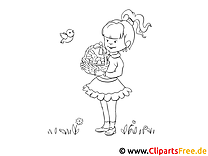 Print girl coloring page for free