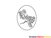 Easter egg to paint PDF coloring page