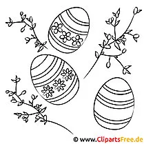 Easter eggs - Easter crafts in elementary school