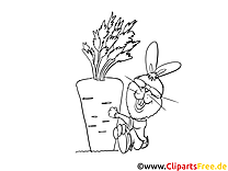 Easter eggs for coloring in PDF format