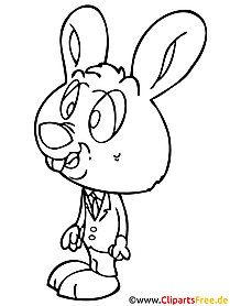 Easter bunny pictures for coloring