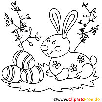 Easter Bunny Printable PDF Template