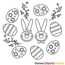 Easter pictures for painting and crafts
