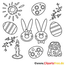 Easter for coloring