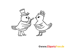 Birds coloring picture PDF for coloring