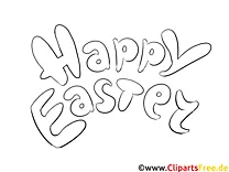 Wunsch Happy Easter coloring page