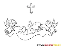 Engel Taufe Bilder zum Ausmalen