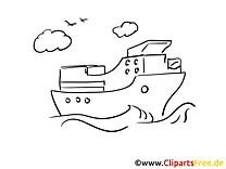 Wolken Schiff Malvorlagen Schiffe und Boote