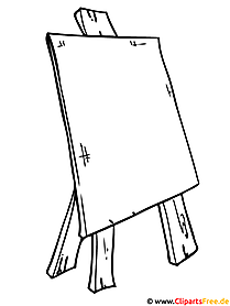Window picture free easel - accessories for painting