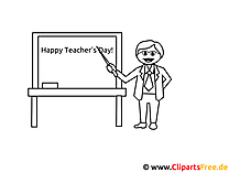 Teacher in class - school Coloring pages