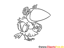 Raven picture, coloring page, coloring picture for free