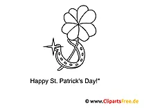 Blume St. Patrick’s Day Ausmalbilder zum Ausdrucken