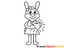 Rabbit heart coloring pages templates for coloring