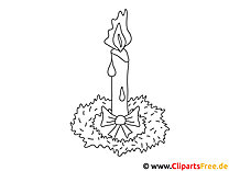 Advent coloring page