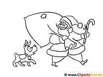 Printable coloring pages for Christmas
