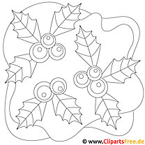 Window picture for coloring free Christmas and New Year