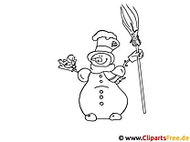 Free Christmas Coloring page