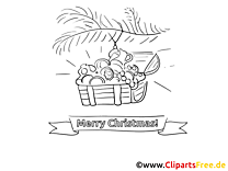 Gifts for Christmas coloring pages