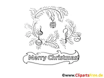 Merry Christmas Picture to color