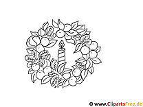 Christmas coloring pages for Advent
