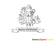 Santa Claus free picture for coloring