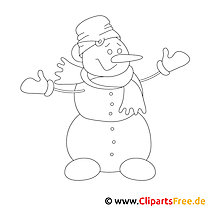 Image de bonhomme de neige, coloriage, image à colorier, couleur de fenêtre
